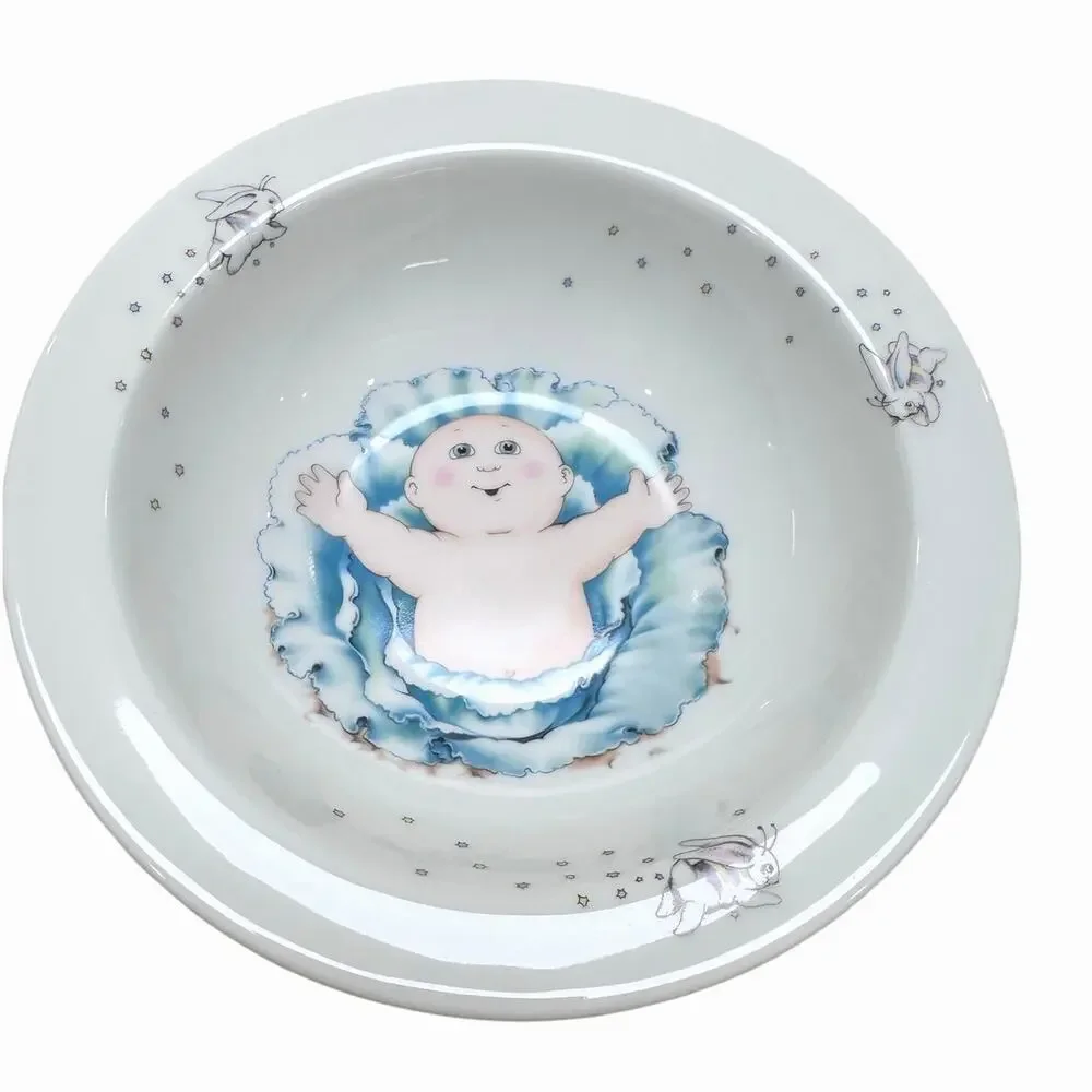 Cabbage Patch 1983 Royal Worcester 1st Edition Porcelain Plate/Bowl/Mug Set-NEW!